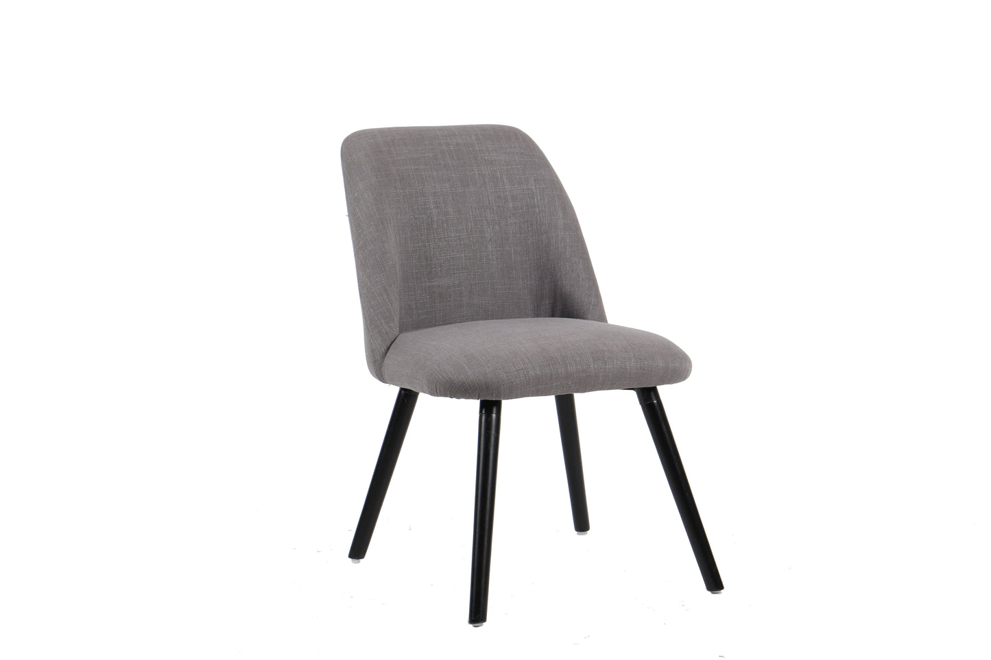 Ensemble de 2 chaises de salle à manger rembourrées Harlow (gris)