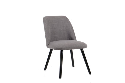 Ensemble de 2 chaises de salle à manger rembourrées Harlow (gris)