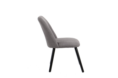 Ensemble de 2 chaises de salle à manger rembourrées Harlow (gris)