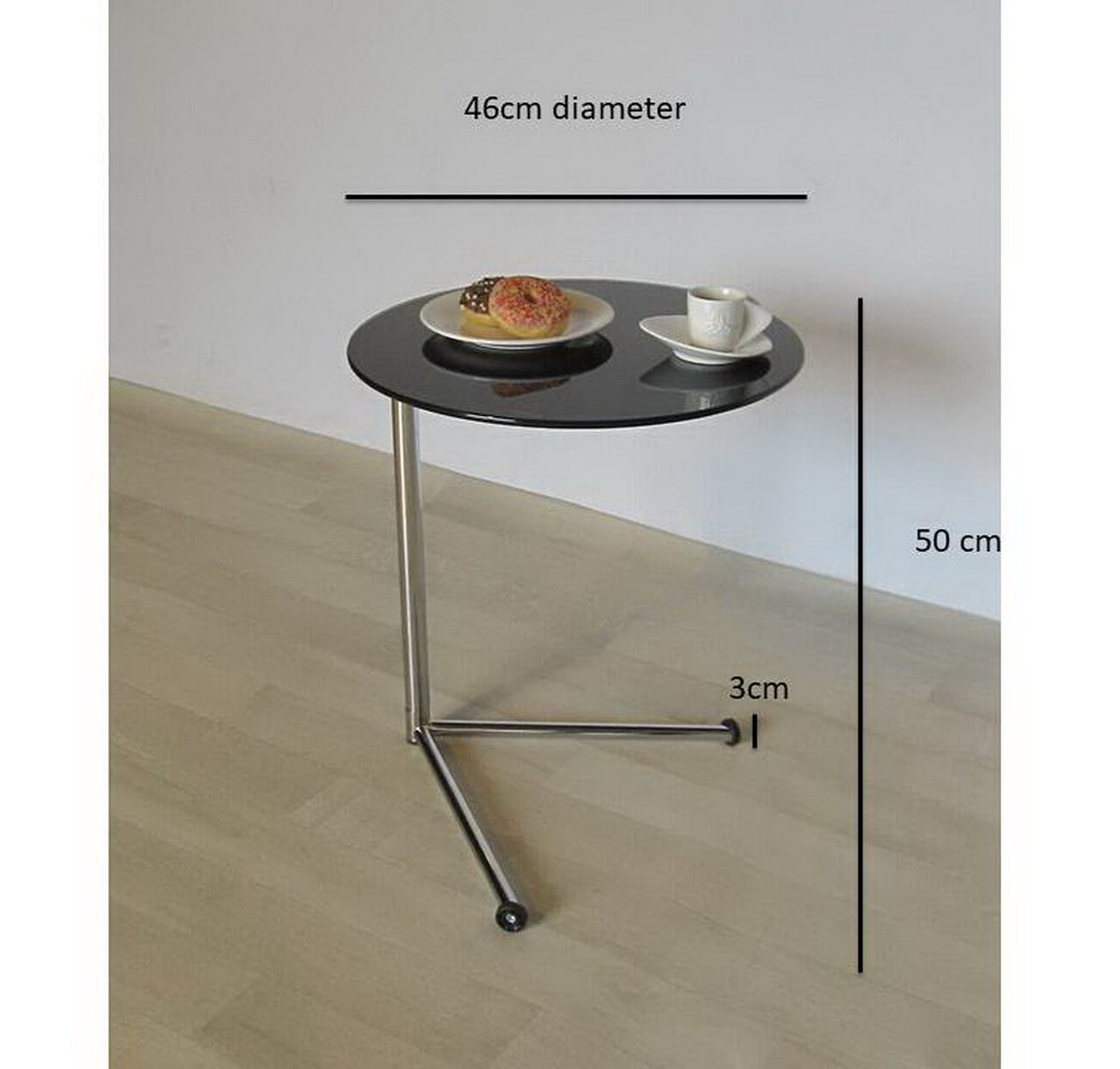 Table d'appoint ronde Vito - Noire 