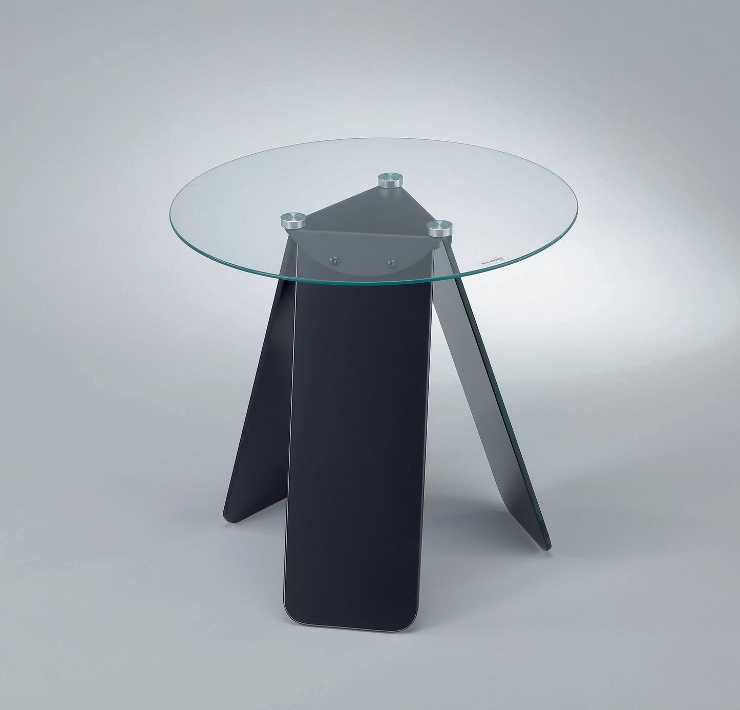Table d'appoint ronde en verre Asti