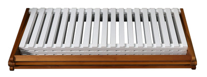 Étagère à chaussures pliable en bambou à 3 niveaux 