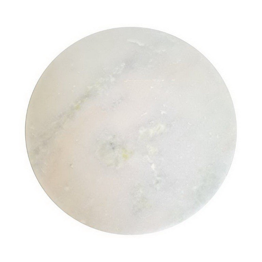 Table d'appoint Gabriella, marbre blanc 