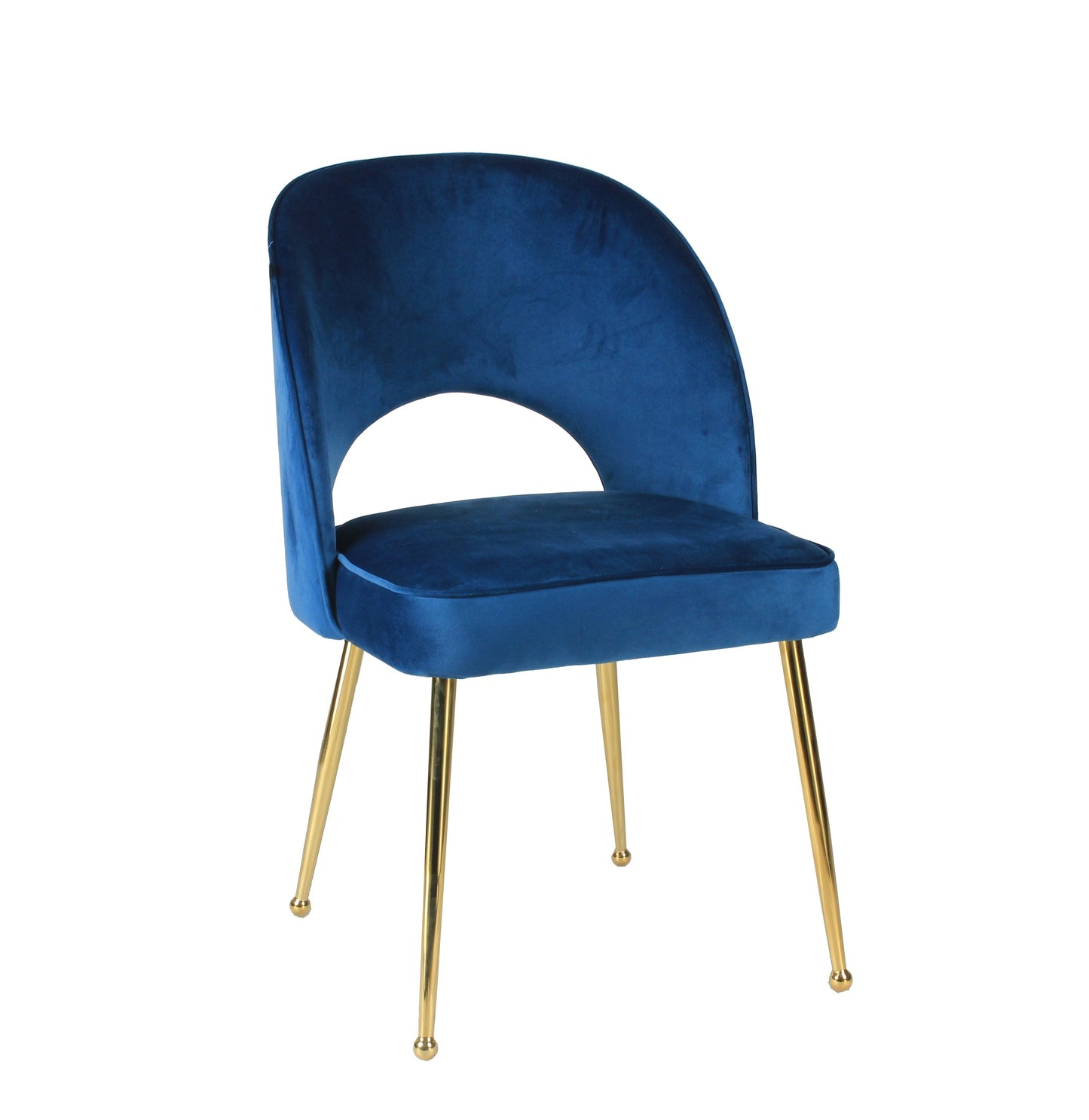 Ensemble de 2 fauteuils d'appoint bleu royal