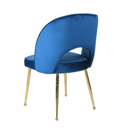 Ensemble de 2 fauteuils d'appoint bleu royal