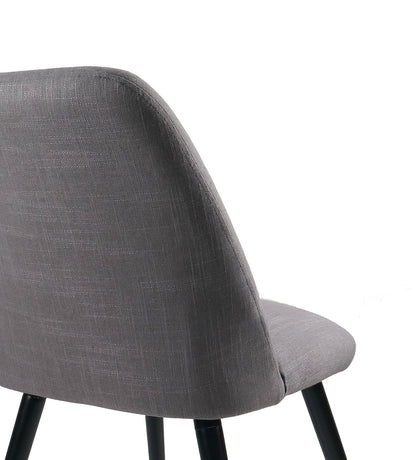 Ensemble de 2 chaises de salle à manger rembourrées Harlow (gris)