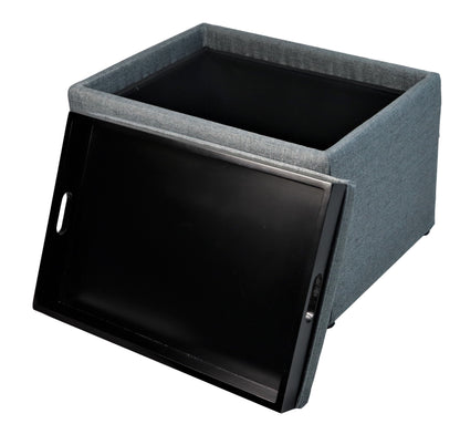 Banc coffre ottoman Merton Grey