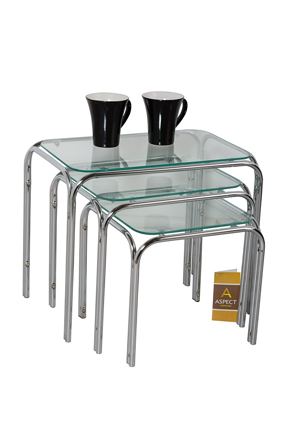 Tables d'appoint gigognes Lisbon - Transparent 
