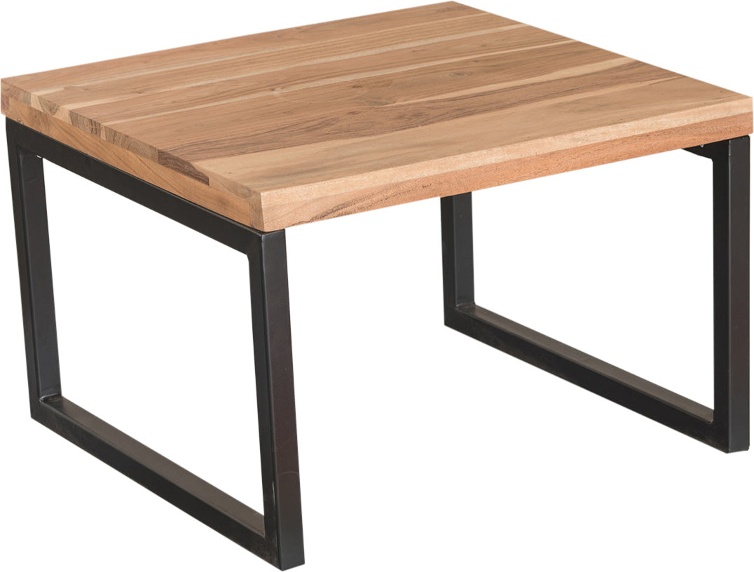 Table basse/table d'appoint Mala en bois d'acacia massif (50x50x35 cm)