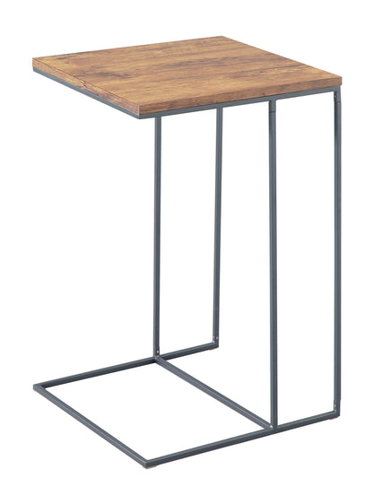 Table d'appoint/console Alana avec plateau en bois, style vintage 