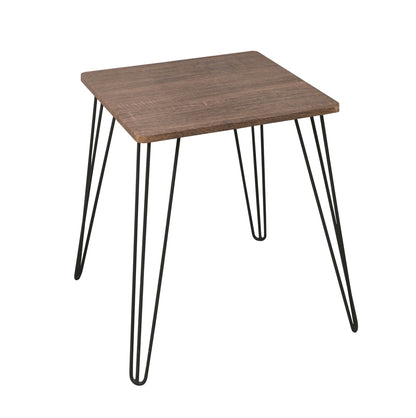 Table d'appoint Eros style vintage avec pieds en épingle à cheveux