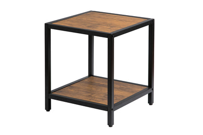 Table d'appoint industrielle Westwood, style vintage/noir