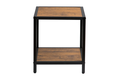 Table d'appoint industrielle Westwood, style vintage/noir