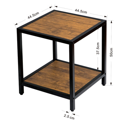 Table d'appoint industrielle Westwood, style vintage/noir