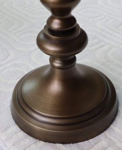 Table d'appoint Sana en laiton antique