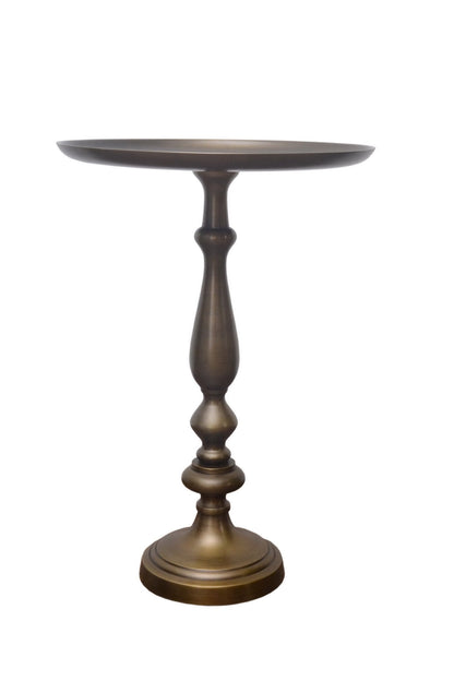 Table d'appoint Sana en laiton antique